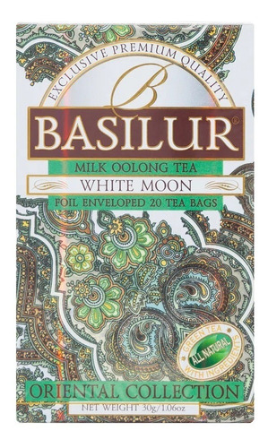 Chá Verde Oolong Com Leite White Moon Basilur 30g