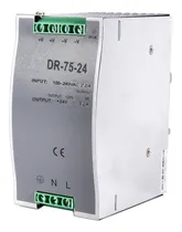 Comprar Fuente De Poder 24v Riel Din 100-240vac \u002F 24vdc 75w 3.2amp