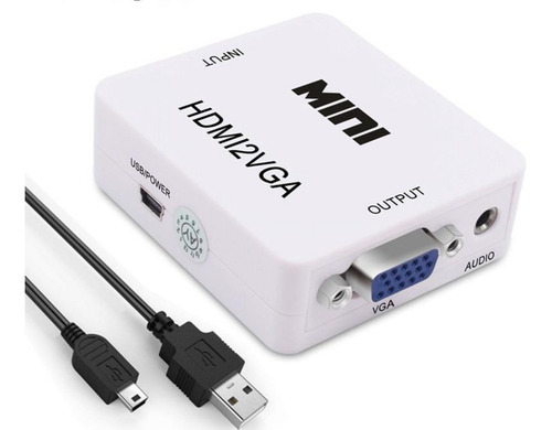 Cable Adaptador Conversor Hdmi A Vga Activo. Ps3 Ps4. Envio