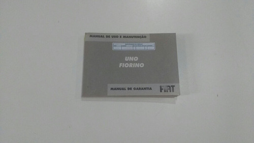 Manual Proprietário Fiat Uno Fiorino 2008.