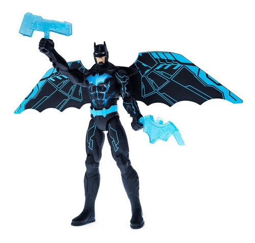 Figura De Lujo Batman Bat-tech 31cm Luces Y Sonidos