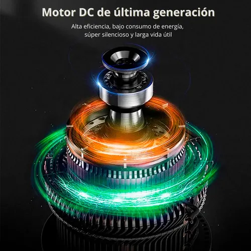 Ventilador Retractil De Techo Novohome Luz Calida Fria Neutra 6 Velocidades 4 aspas Color Blanco - imagen 8