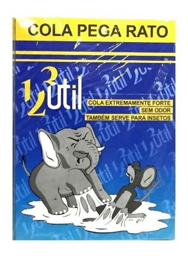 Ratoeira Adesiva Cola Mata Gruda Ratos Armadilha