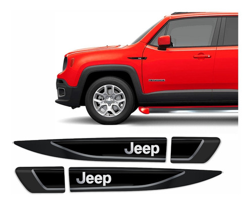 Par Emblemas Para Paralama Porta Jeep Renegade Black Res05