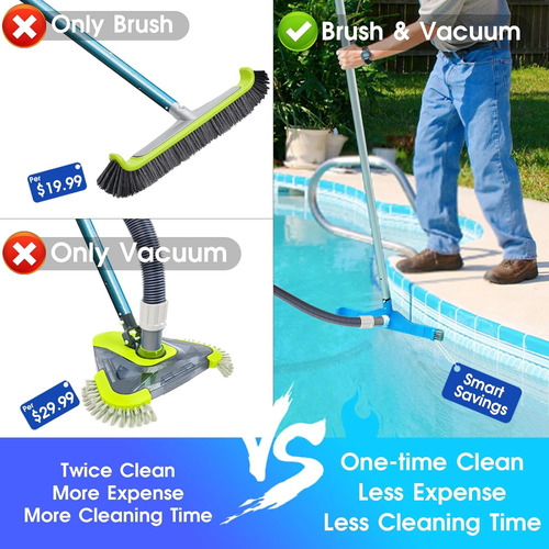 Cabeza De Cepillo De Vacío De Piscina 2 1 De 20 Pulgad...