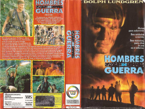 Hombres De Guerra Vhs Dolph Lundgren Men Of War