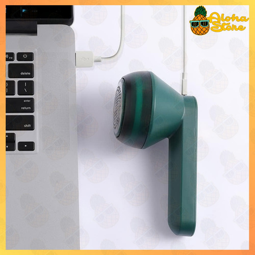 Saca Pelusa Ropa Electrico Recargable Usb Portatil Removedor Color Blanco