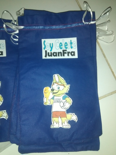 Imagen 3 de 5 de 12 Bolsitas Para Sorpresitas Del Mundia De Rusia 15x25
