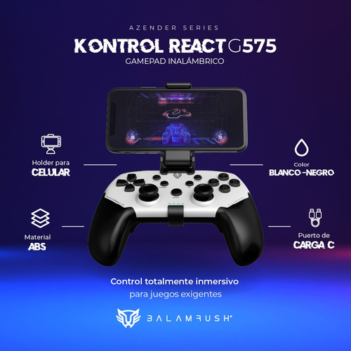 Gamepad Balam Rush G575 Inalambrico Compatible Con Pc Ps3 Ps