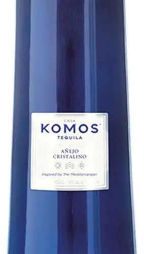 Pack De 6 Tequila Komos Añejo Cristalino 750 Ml