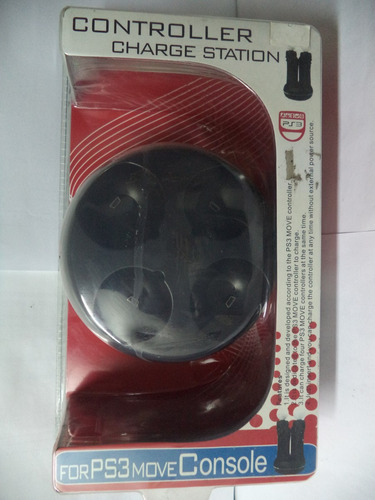 Imagen 2 de 5 de Cargador Controles Pz3 Move Playstations 3 Nuevo