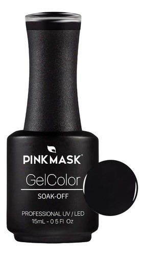 Esmalte Para Uñas En Gel Semipermanente Pink Mask Back In Black