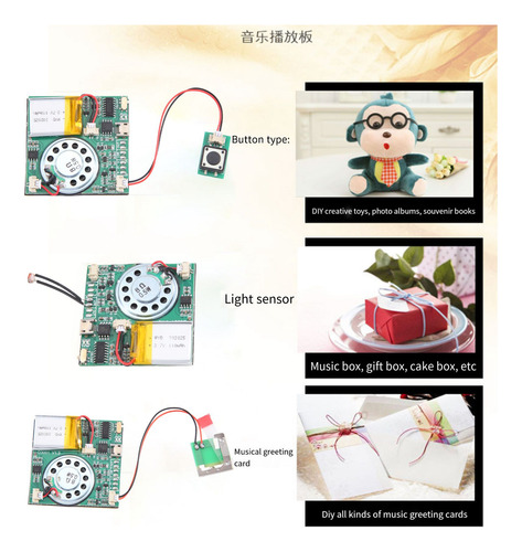 Módulo Usb De Grabación De Música, Módulo De Sonido Grabable