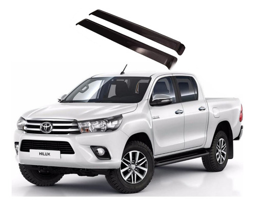 Deflector Ventanilla Toyota Hilux 2016 2019 X2 Oriyinall Tra