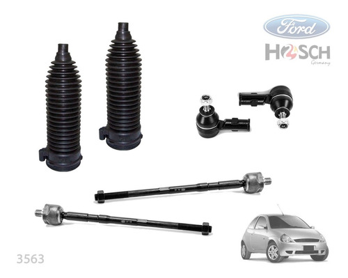 Kit Bieletas Con Terminales Y Cubrepolvos Ford Ka 01-08