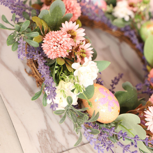 Conjunto De 2 Guirnaldas De Pascua Guirnalda Huevos De