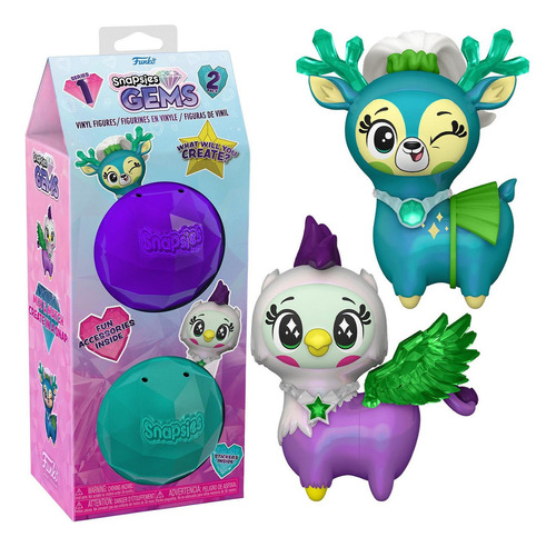 Funko: Snapsies Gem Serie - 2 Pack Mini Figura