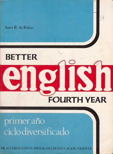 Libro De 4 Año: Ingles, Aura De Poleo