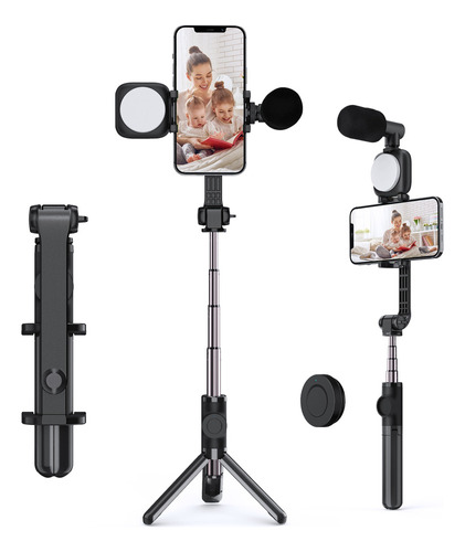 Kit De Vídeo Vlog Con Teléfono Con Obturador Para Grabar Víd