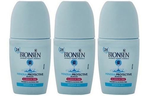 Bionsen Roll On Desodorante 50ml Paquete De 3