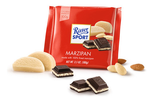 Chocolate Ritter Sport Marzipan 100g
