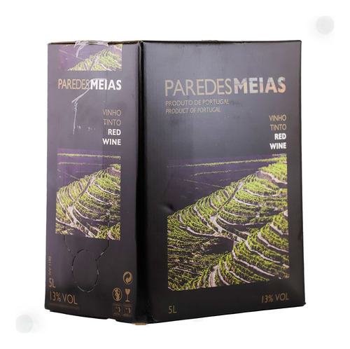 Vinho Português Paredes Meia Tinto Bag-in-box 5 Litros Douro