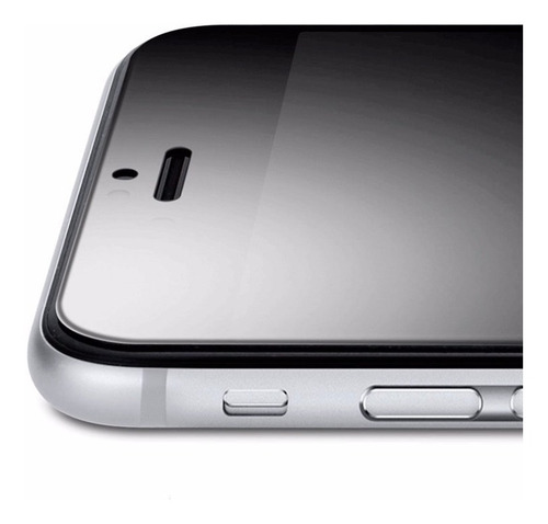 Imagen 3 de 4 de Vidrio Templado Completo iPhone 6 6s 3d Negro