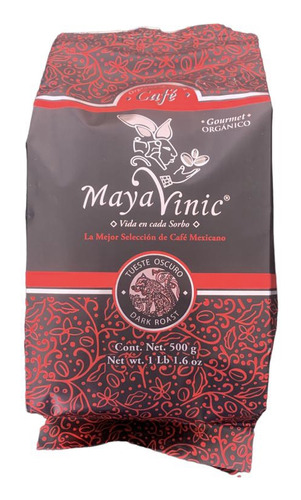 Café Maya Vinic Grano Tueste Oscuro 500 Gr