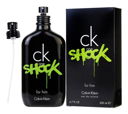 Perfume Ck One Shock Caballero 200  Ml ¡¡ 100% Originales¡¡