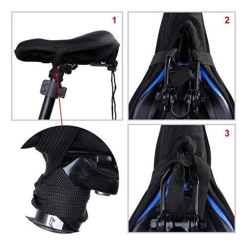 Cojín Acolchado 3d Para Asiento De Bicicleta