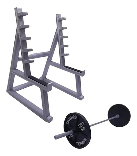J Soporte For Bolígrafos Con Soporte Y Barra For Sentadillas