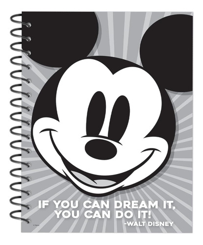 866441 Disney Retro Mickey Mouse Libro De Registro Y Pl...