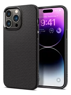 . Funda Spigen Air Grip Para iPhone 14 Pro Max Negra