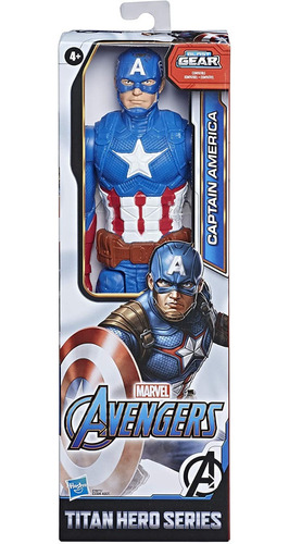 Titan Hero Series - Capitán America - Power Fx - Hasbro