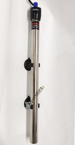 Imagen 2 de 3 de Calentador De Metal Para Acuario Termostato Sobo Hc-500 W