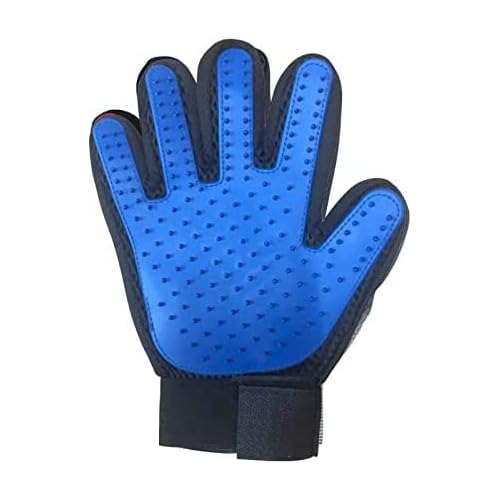 Pet Grooming Glove Gentle Deshedding Brush Glove Enhanc...