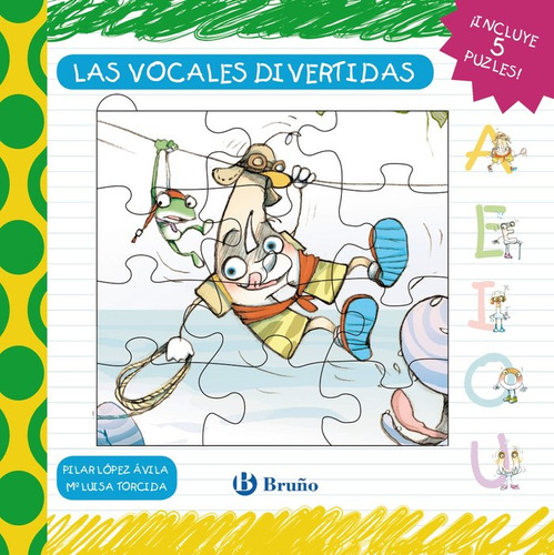 Libro Las Vocales Divertidas - Libro Puzle - Lã³pez Ãvil...