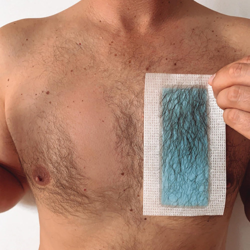 Kit De Depilação Corporal Wax Strips Nad's Para Homens Com 2