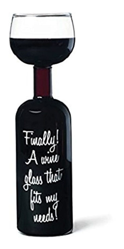 Bigmouth Inc Ultimate Wine Bottle Glass,