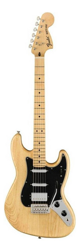 Guitarra eléctrica Fender Alternate Reality Series Sixty-Six down-sized jazz bass de fresno natural brillante con diapasón de arce