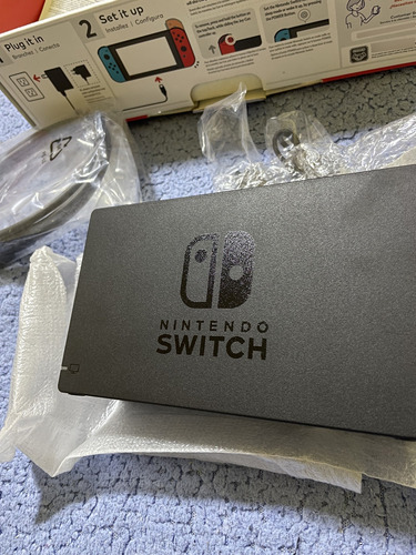 Nintendo Switch 32gb Gris Consola Con Neón Rojo Y Azul Neón (Usado)