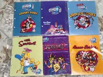 Comprar 6 Album Tazos Hanna Barbera Tiny Toons Looney Toons Giratazo