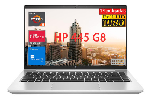 Laptop Hp Probook 445g8 Ryzen 5 5600 16gb Ram Ddr4 256gb Ssd (Reacondicionado)