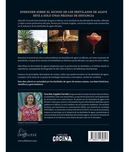 Libro De Cocina Mexcalli (mezcal) Editorial Laorusse P. Dura