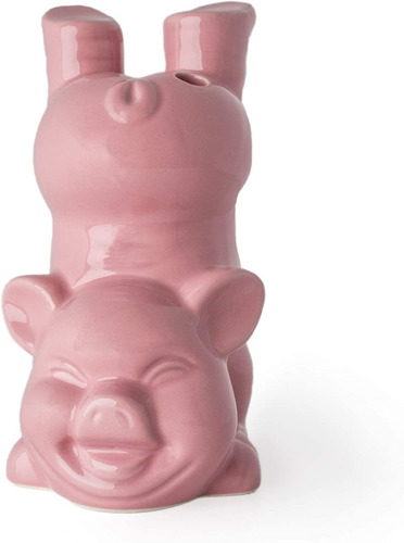 Pink Pig Bottoms Up - Taza De Cerámica Para Cócteles