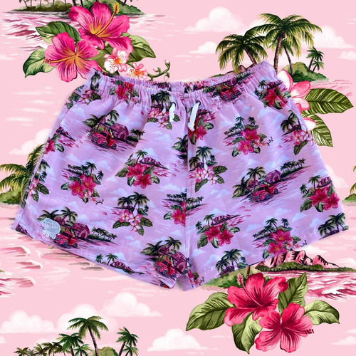 Imagen 3 de 7 de Traje De Baño Hombre Hawai Pecora Short Malla