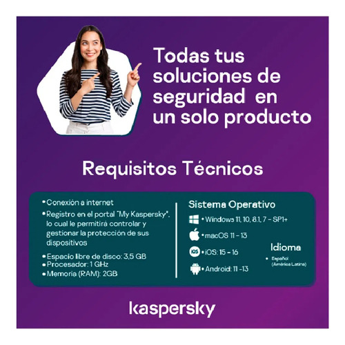 Antivirus Kaspersky Premium 10 Dispositivos 1 Año