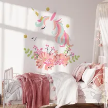 Comprar Vinilos Decorativos Infantiles Unicornio Arcoiris Unia 11a15