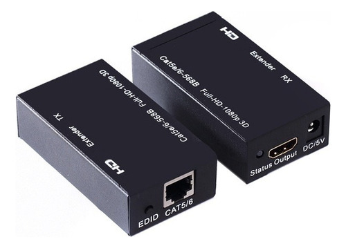 Extensor Hdmi Utp Via Cable De Red Cat 6