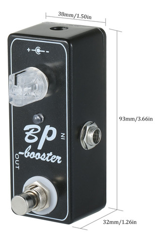 Imagem 3 de 6 de Mini Pedais De Guitarra Mosky Audio Bp Booster Clean Booster